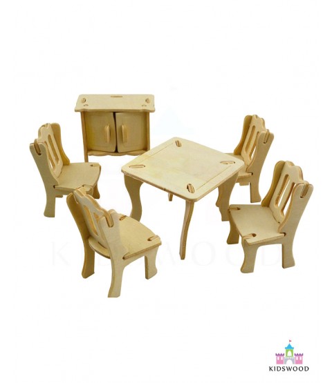 3D Dining Room Puzzle