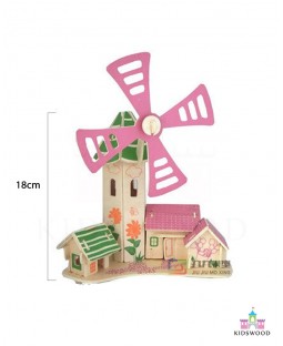 3D Windmill Cottage Puzzle