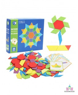 Pattern Blocks (130 Pcs)