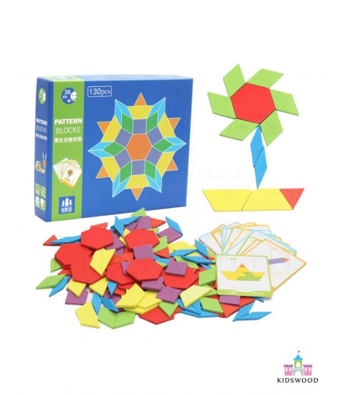 Pattern Blocks (130 Pcs)