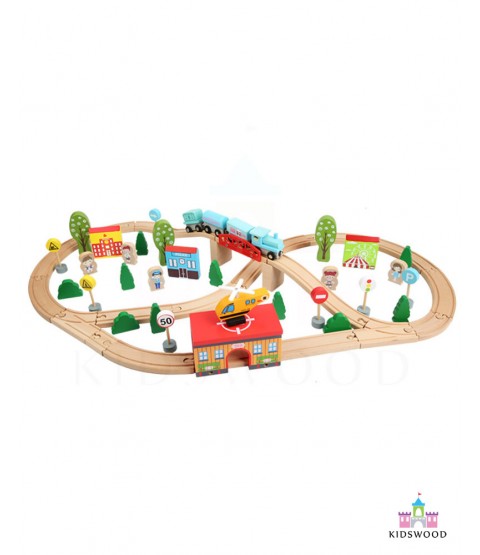 Railway Track Set (58 Pcs)