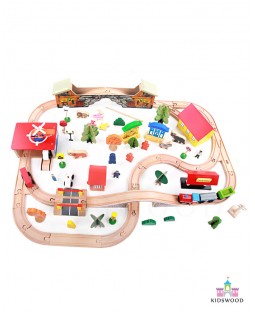 Railway Construction Set (89 Pcs)