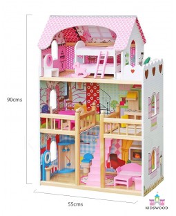 3 Story Pink House (Doll House)