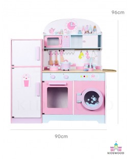 Kitchen Set with Refrigerator