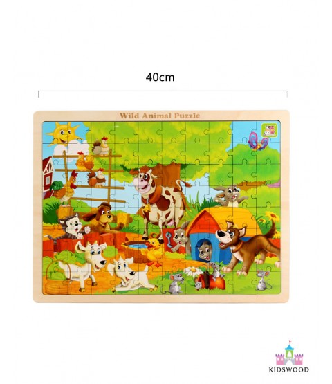 Animals Puzzle (Large - 80 Pcs)