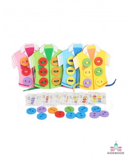 Buttons Lacing Set