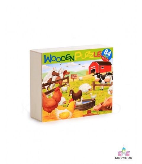 Small Puzzle Box (Farm Design - 84 Pcs)