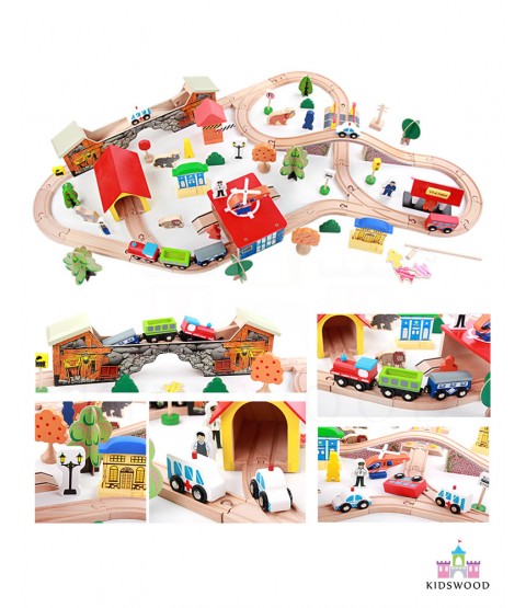 Edwone Rail Track Set (89 Pcs)