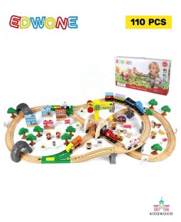 Edwone Rail Track Set (Electric 110 Pcs)