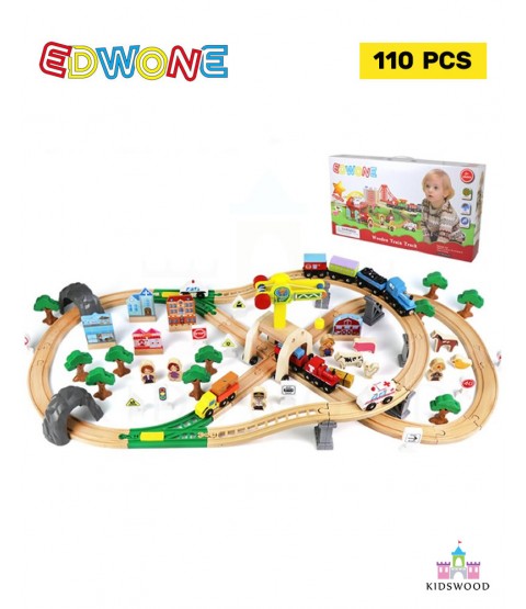 Edwone Rail Track Set (Electric 110 Pcs)