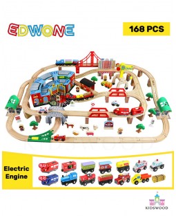 Edwone Rail Track Set (Electric 168 Pcs)