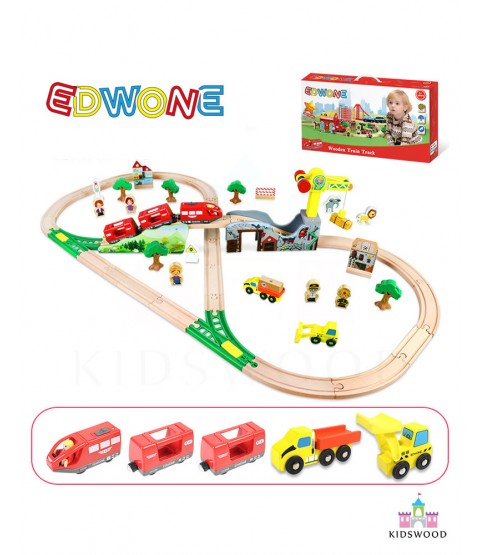 Edwone Rail Track Set (Electric 70 Pcs)