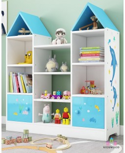 Kids Room Shelf (Blue)