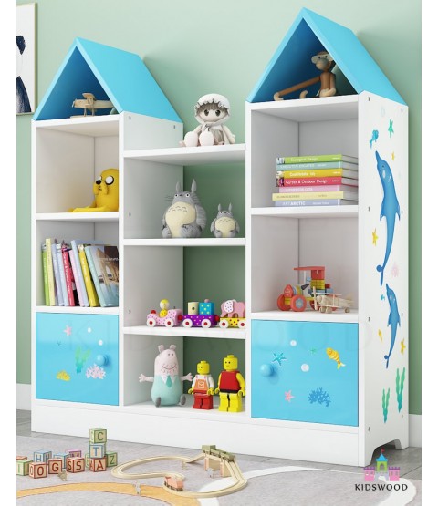 Kids Room Shelf (Blue)