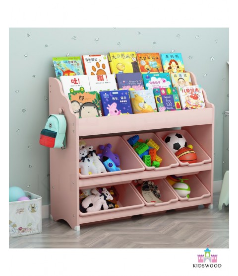 Classic Books and Toys Organizer (Nude Pink)