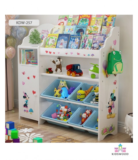 Modern Books and Toys Organizer 