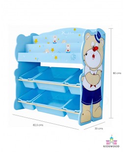 Books & Toys Organizer (Blue Bear)