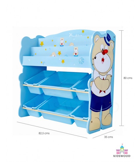 Books & Toys Organizer (Blue Bear)