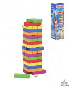 Jenga Colored Set (54 Pcs)