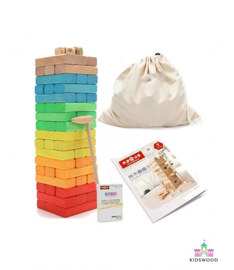 New Jenga Colored Set