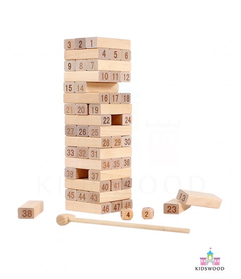 Wooden Jenga (48 Pcs - Small)