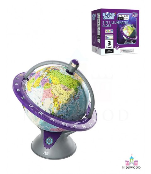 Illuminated Globe (3 in 1)