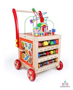 Multifunctional Wooden Walker