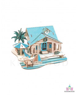 3D Island Villa Puzzle