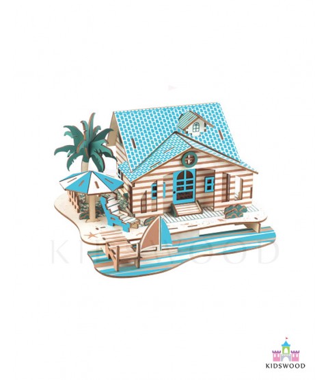 3D Island Villa Puzzle