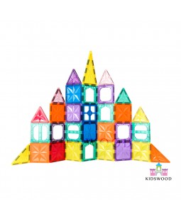 Colorful Magnetic Building Tiles (60 pcs)