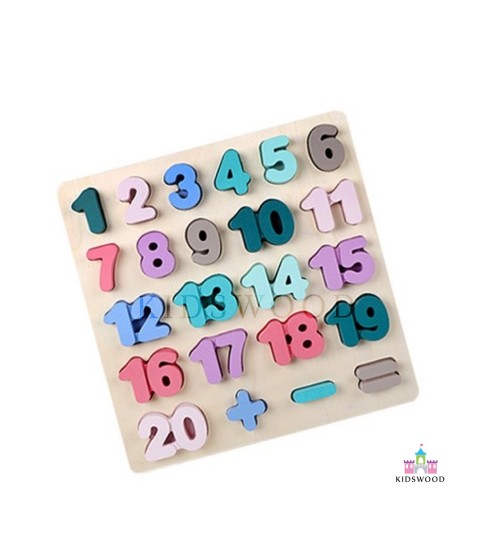 Numbers Puzzle (1 to 20)